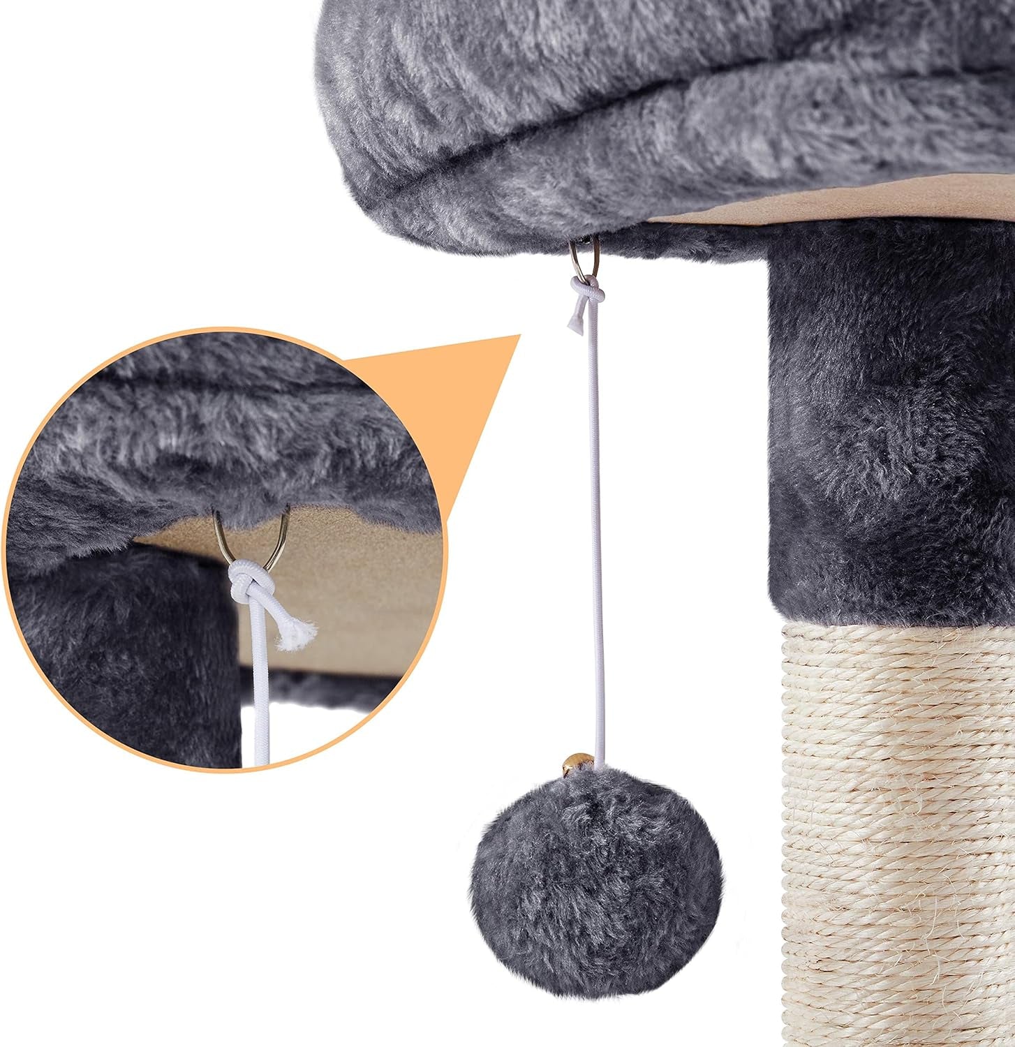 Delight Your Feline Friend with Our 34-Inch Multi-Level Cat Tree - The Ultimate Indoor Condo for Play, Scratch & Sleep!