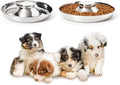 Premium Stainless Steel Dog Bowls Set of 2 - Perfect for Food and Water, Suitable for All Breeds