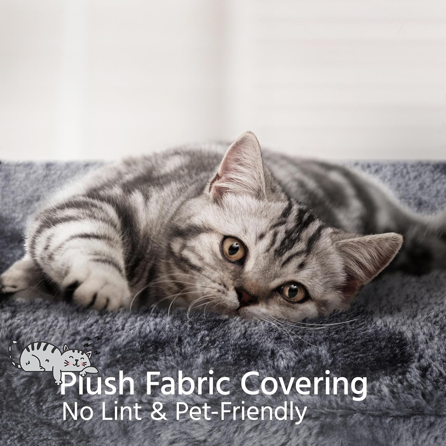 Delight Your Feline Friend with Our 34-Inch Multi-Level Cat Tree - The Ultimate Indoor Condo for Play, Scratch & Sleep!